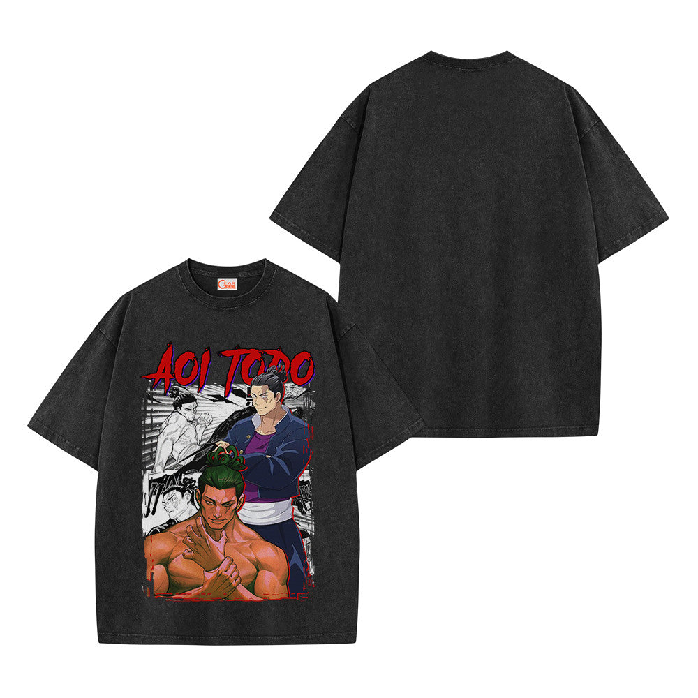Jujutsu Kaisen Aoi Todo Vintage Washed T-Shirt