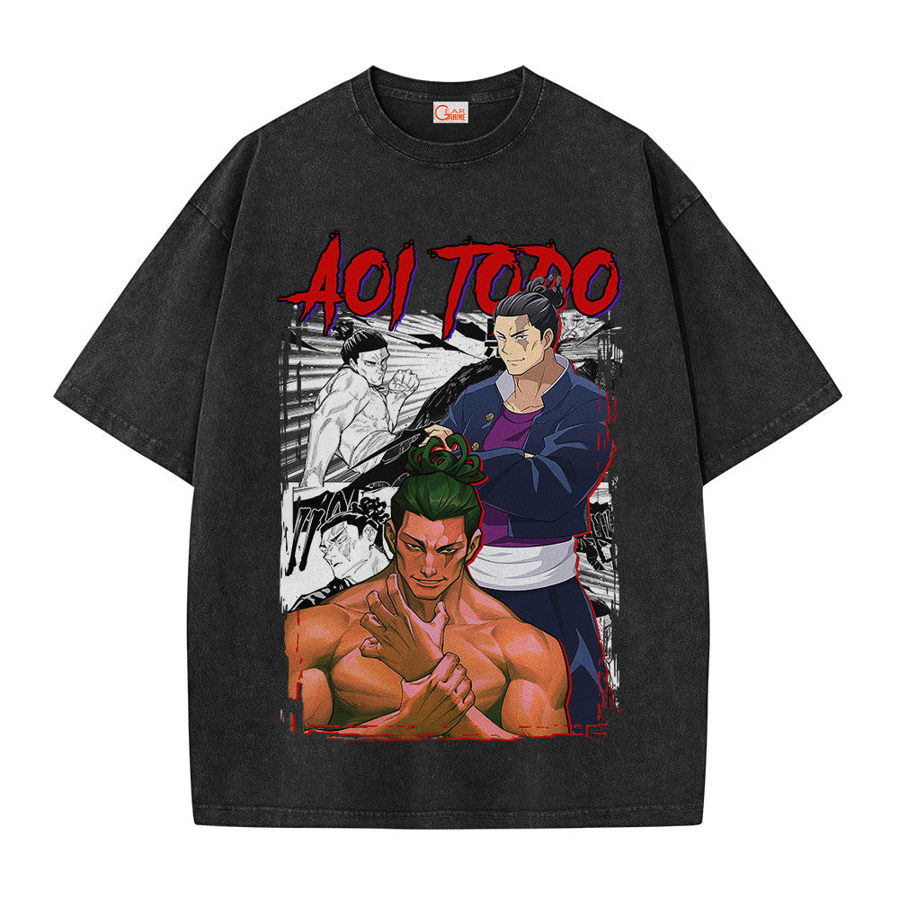 Jujutsu Kaisen Aoi Todo Vintage Washed T-Shirt