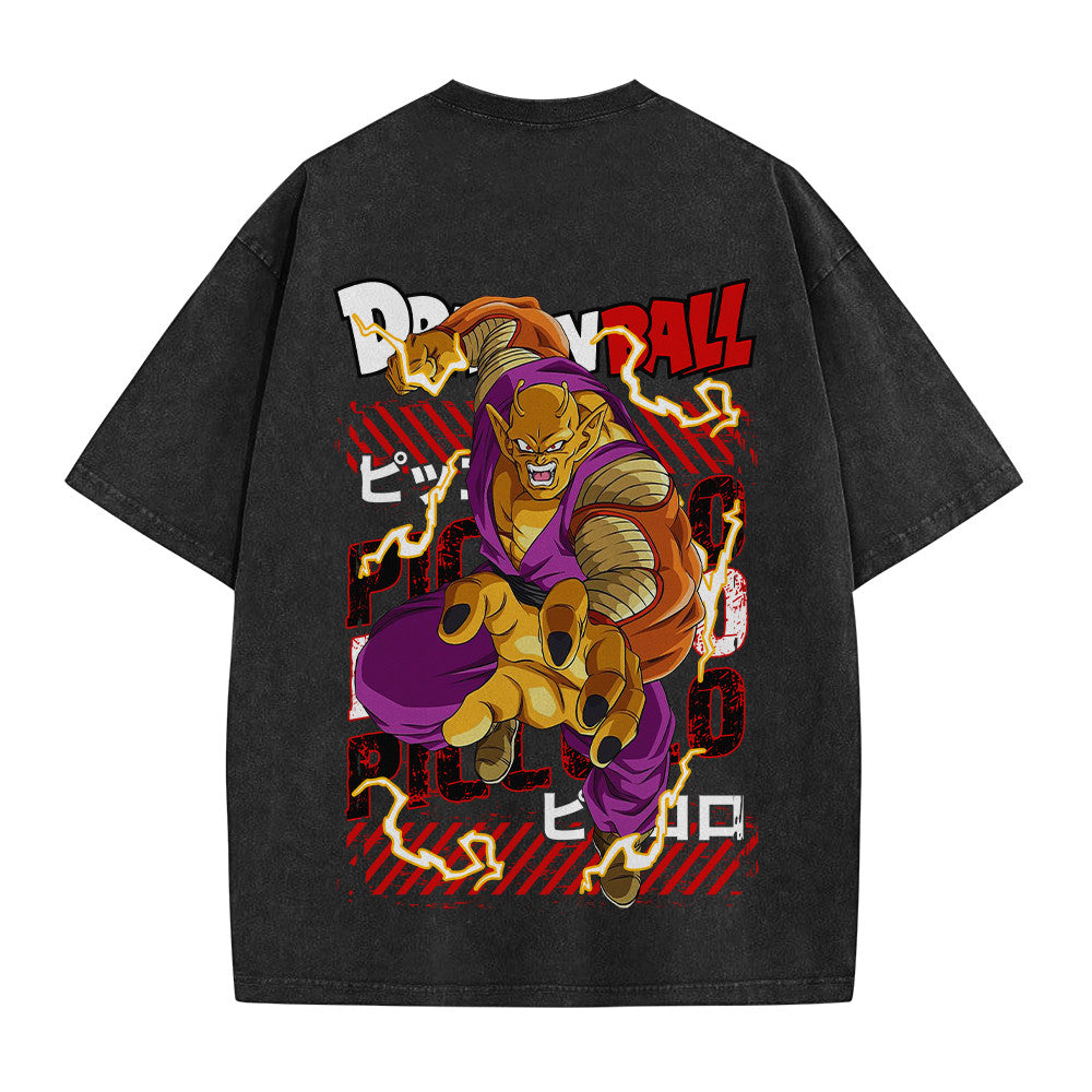 Dragon Ball Orange Piccolo Vintage Washed T-Shirt