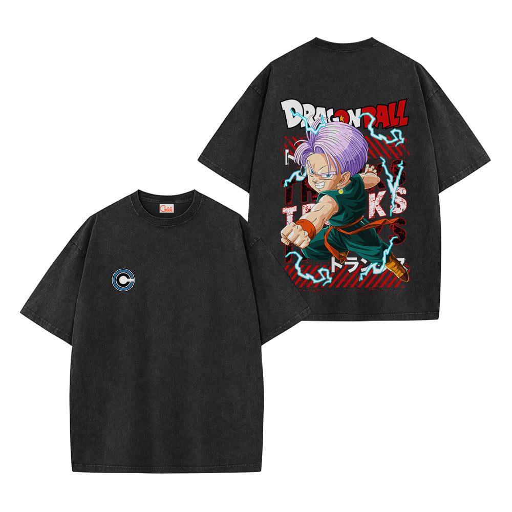 Dragon Ball Trunks Kid Vintage Washed T-Shirt
