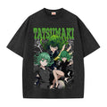 One Punch Man Tatsumaki Vintage Washed T-Shirt