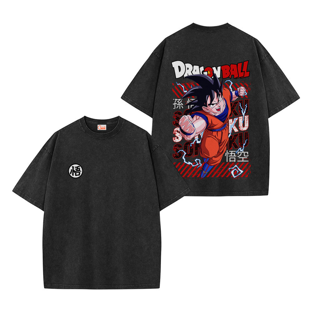 Dragon Ball Goku Vintage Washed T-Shirt