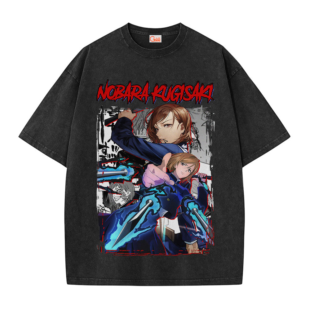 Jujutsu Kaisen Nobara Kugisaki Vintage Washed T-Shirt