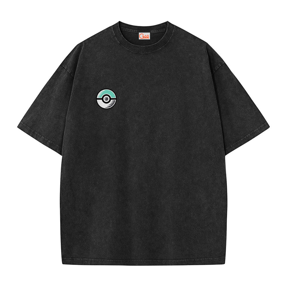 Pokemon Personalized Bulbasaur Vintage Washed T-Shirt