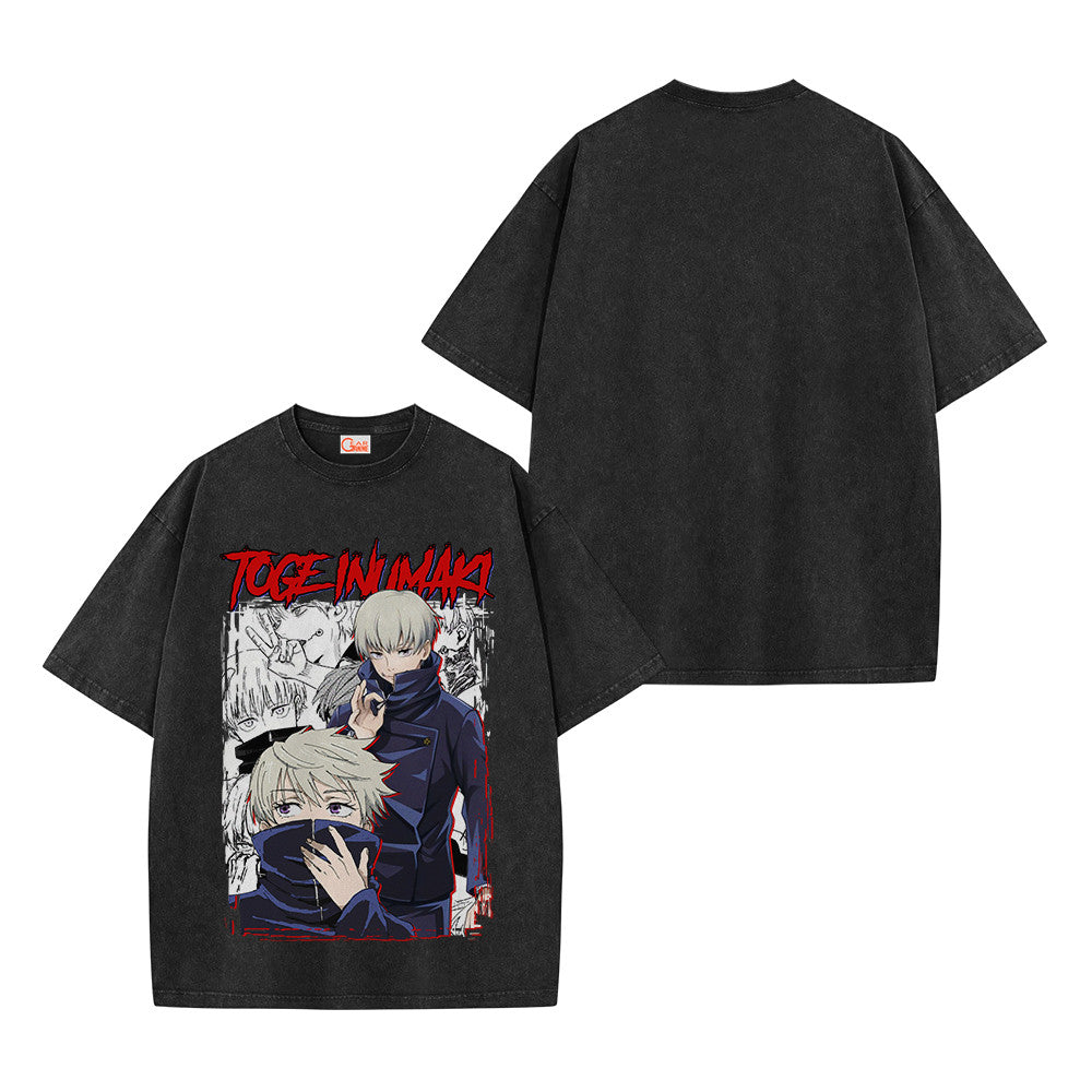 Jujutsu Kaisen Toge Inumaki Vintage Washed T-Shirt