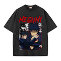 Jujutsu Kaisen Megumi Fushiguro Vintage Washed T-Shirt