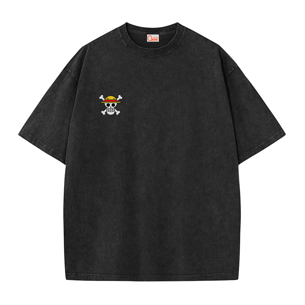 One Piece Luffy 5 Personalized Vintage Washed T-Shirt