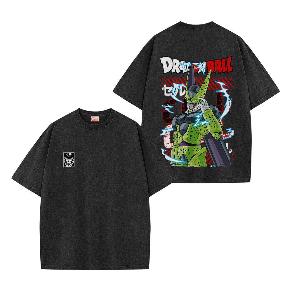 Dragon Ball Perfect Cell Vintage Washed T-Shirt