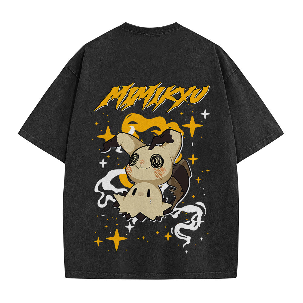 Pokemon Personalized Mimikyu Vintage Washed T-Shirt