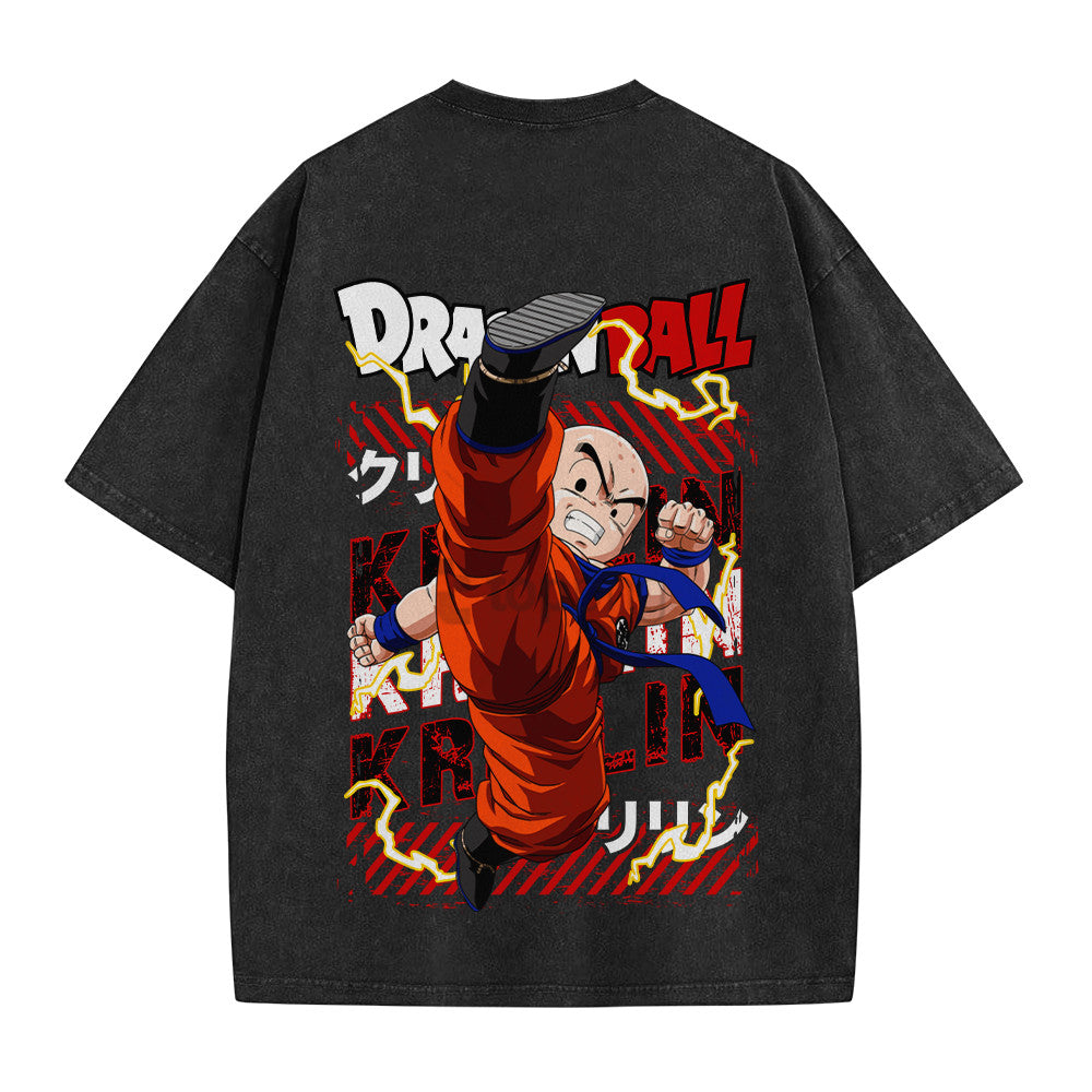 Dragon Ball Krillin Vintage Washed T-Shirt