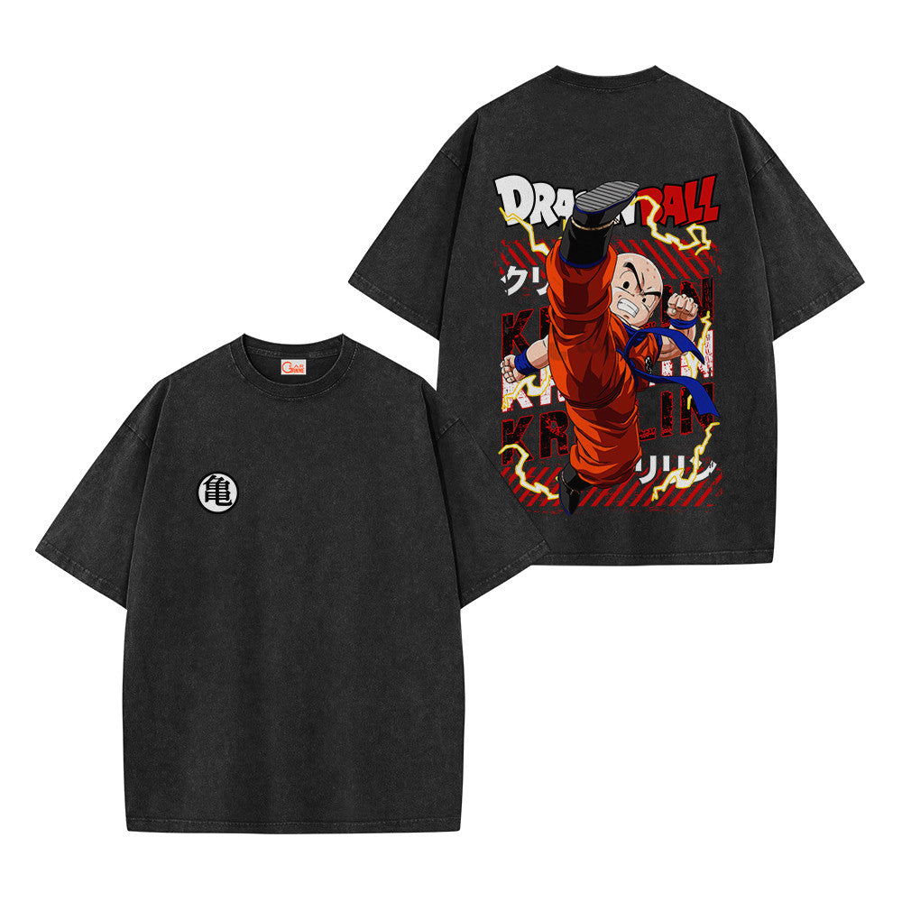 Dragon Ball Krillin Vintage Washed T-Shirt