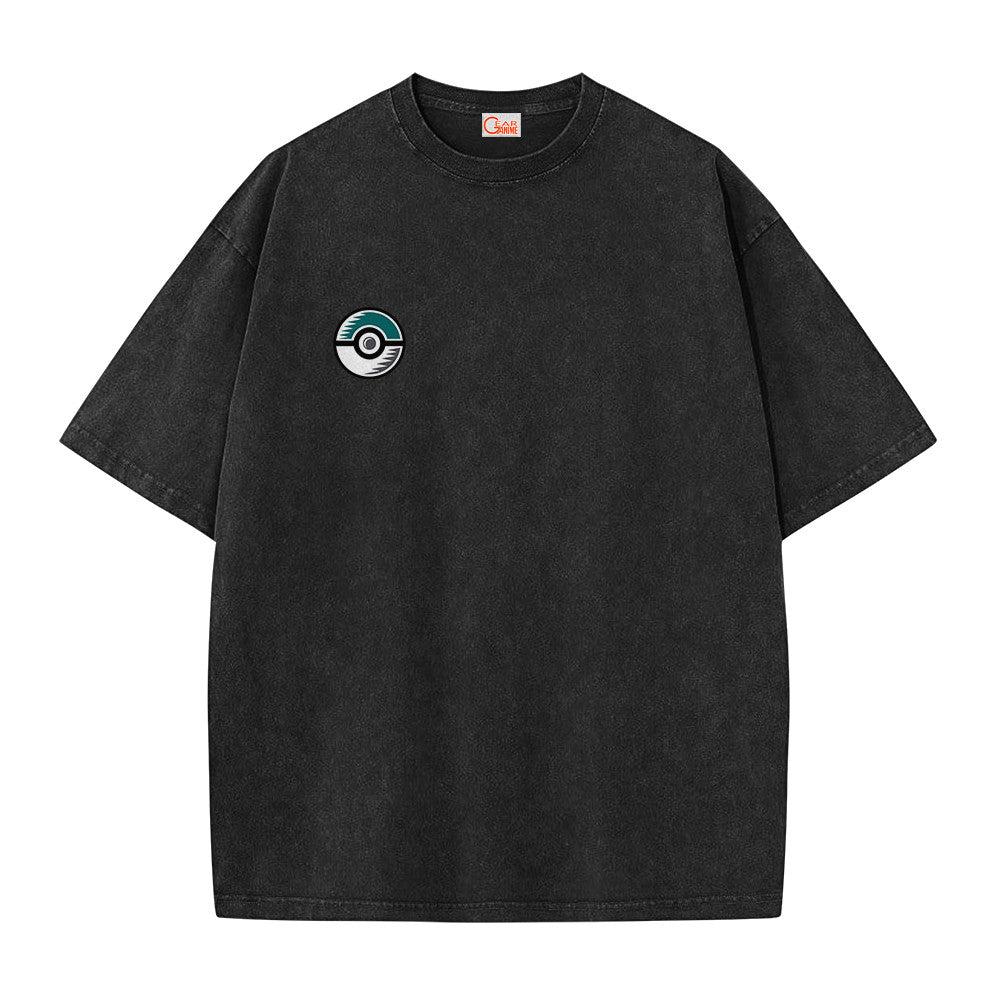 Pokemon Personalized Snorlax Vintage Washed T-Shirt