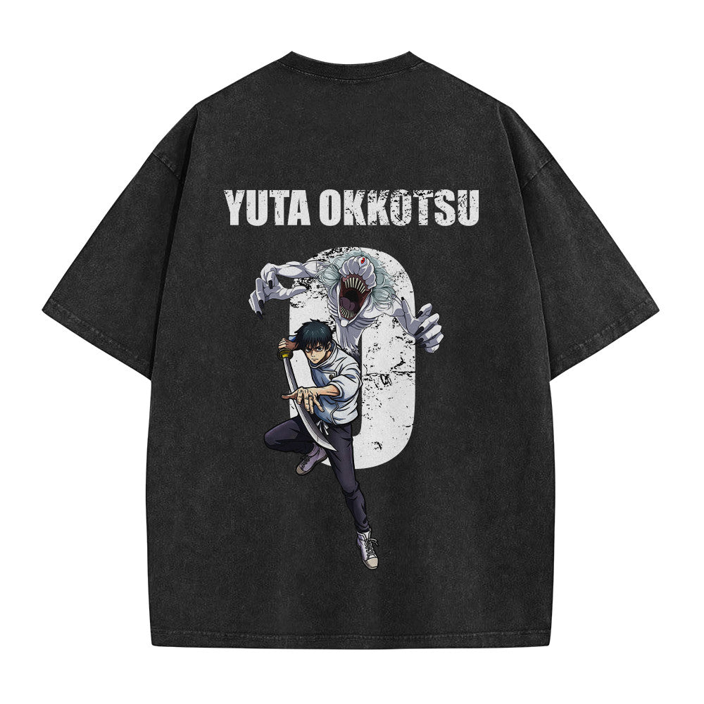 Jujutsu Kaisen Yuta Okkotsu 0 Personalized Vintage Washed T-Shirt