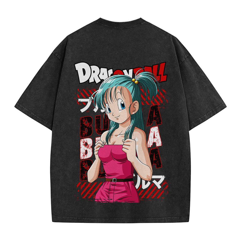 Dragon Ball Bulma Vintage Washed T-Shirt