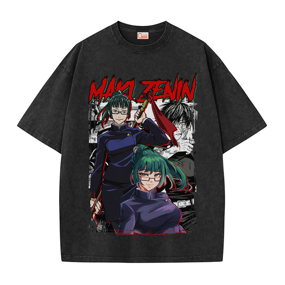 Jujutsu Kaisen Maki Zenin Vintage Washed T-Shirt