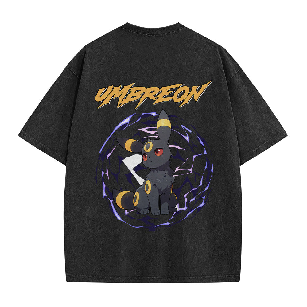 Pokemon Personalized Umbreon Vintage Washed T-Shirt
