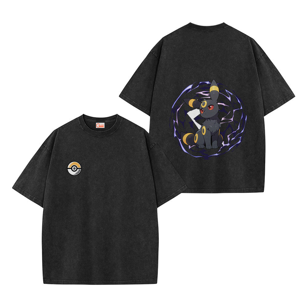 Pokemon Personalized Umbreon Vintage Washed T-Shirt