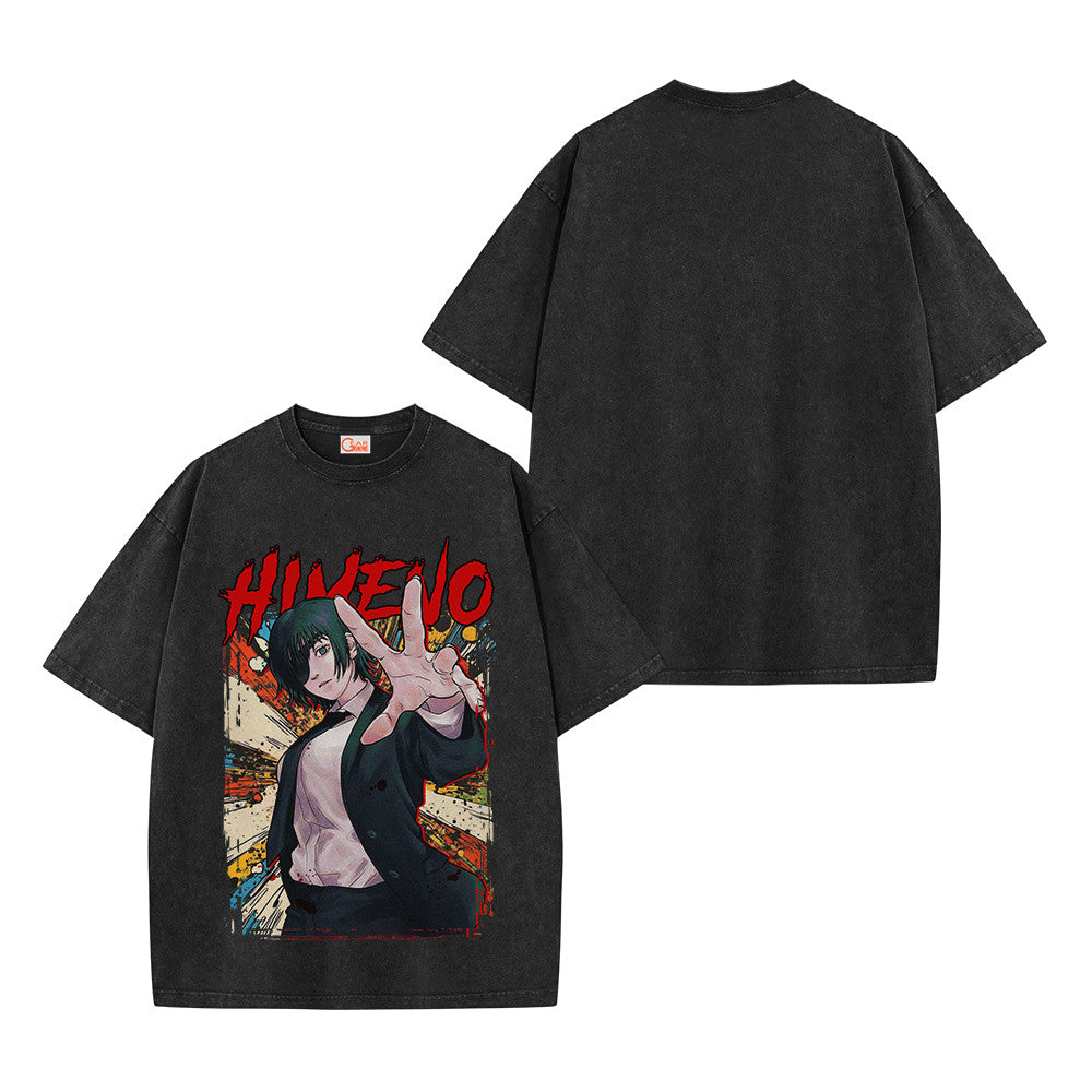 Chainsaw Man Himeno Vintage Washed T-Shirt