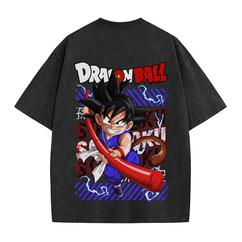 Dragon Ball Goku Kid Vintage Washed T-Shirt