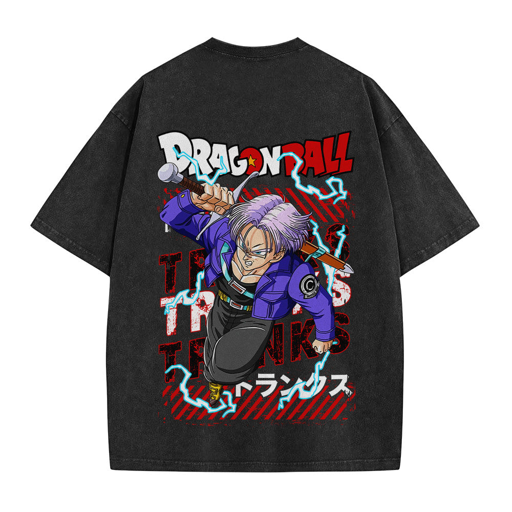 Dragon Ball Future Trunks Vintage Washed T-Shirt