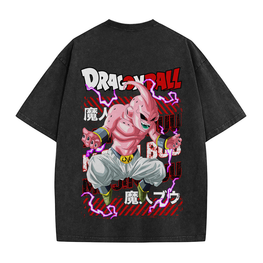 Dragon Ball Majin Buu Vintage Washed T-Shirt