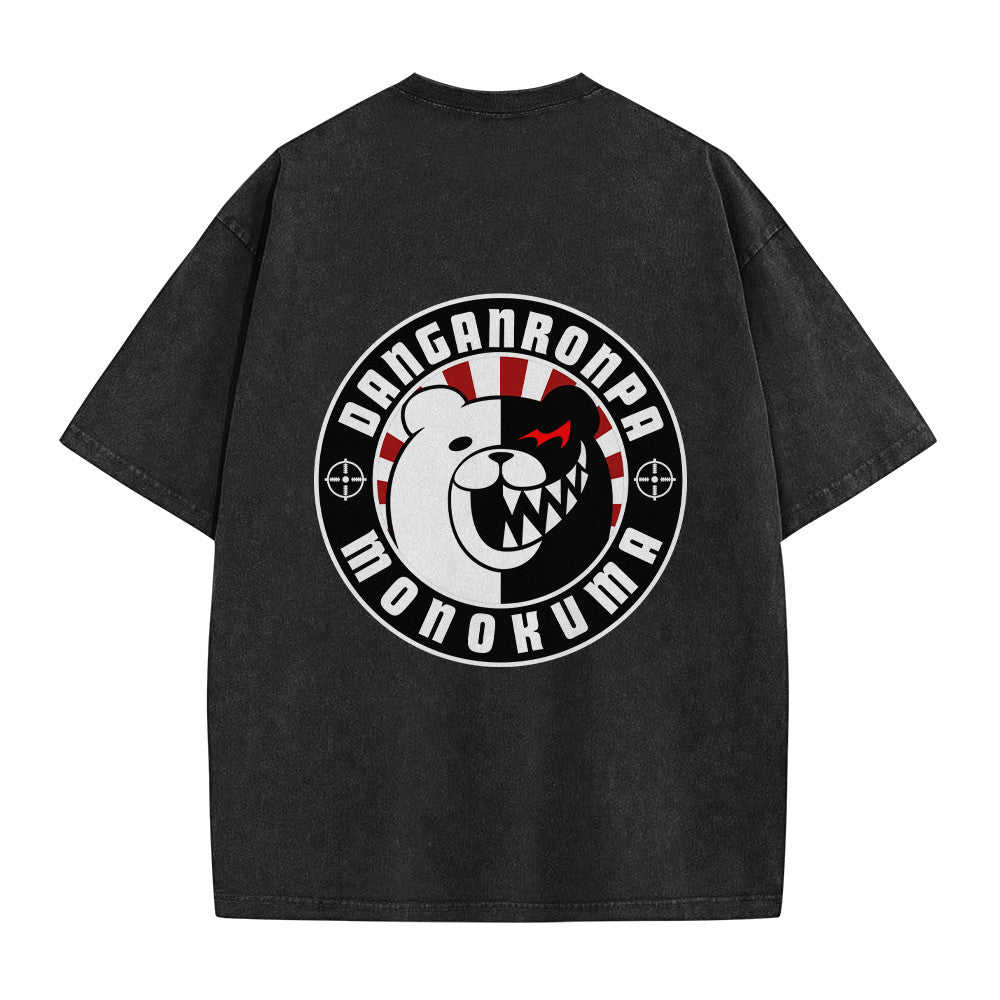 Danganronpa Monokuma Vintage Washed T-Shirt