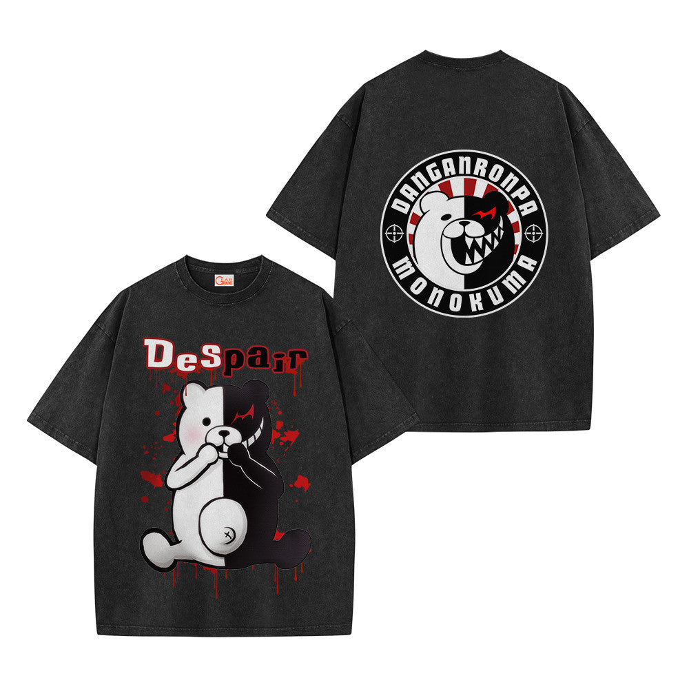 Danganronpa Monokuma Vintage Washed T-Shirt