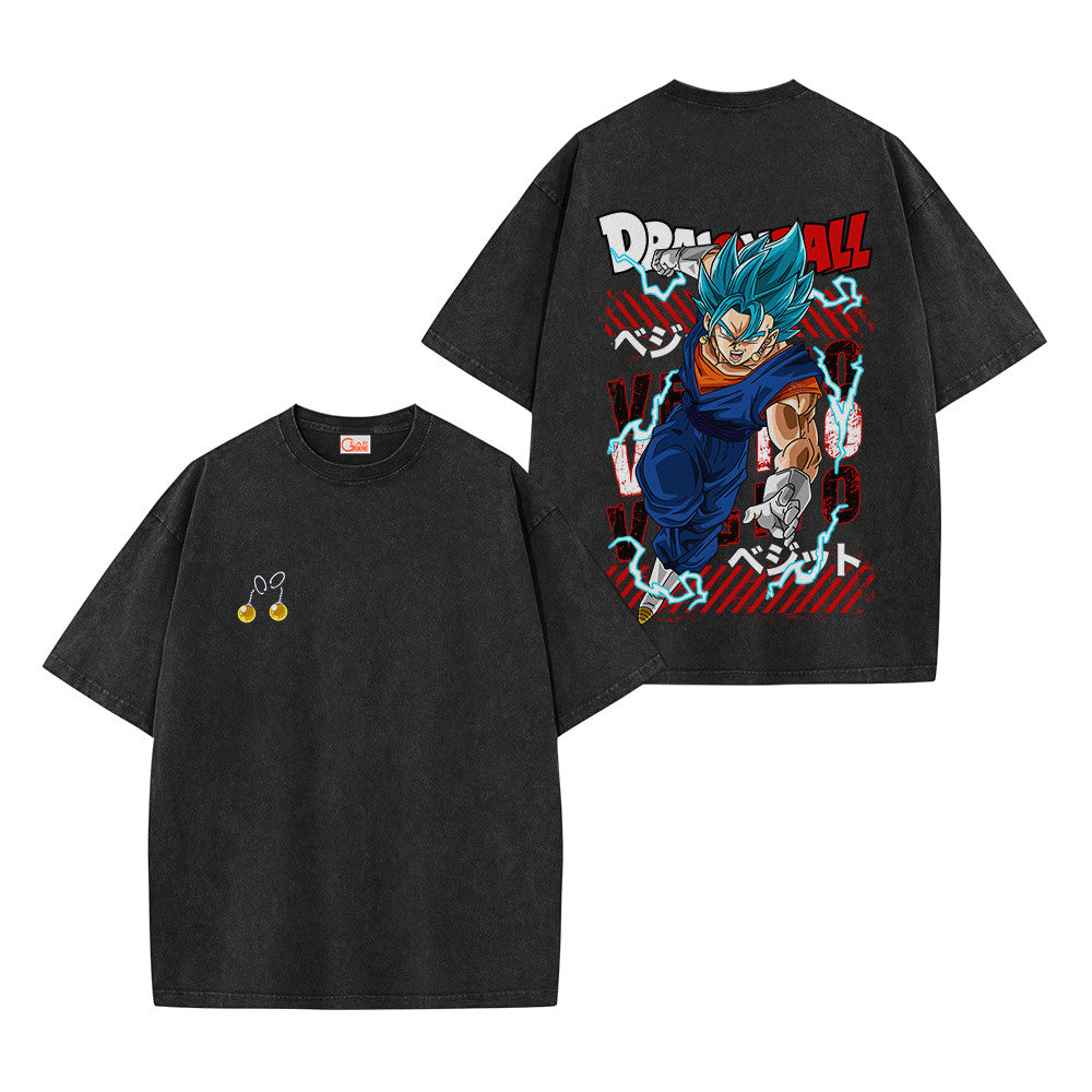 Dragon Ball Vegito Vintage Washed T-Shirt