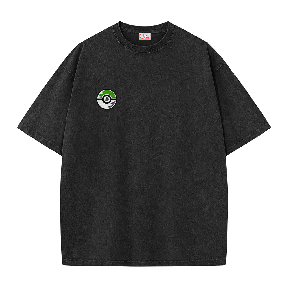 Pokemon Personalized Decidueye Vintage Washed T-Shirt