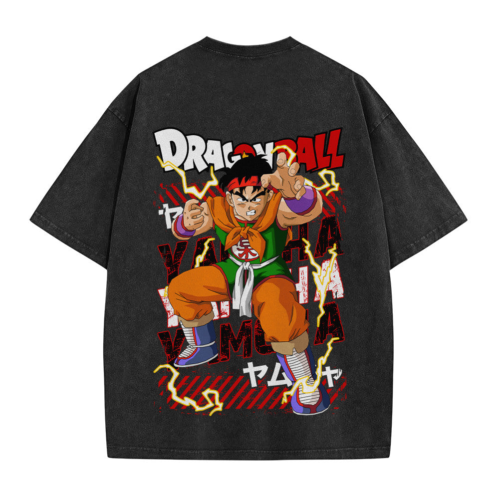 Dragon Ball Yamcha Vintage Washed T-Shirt