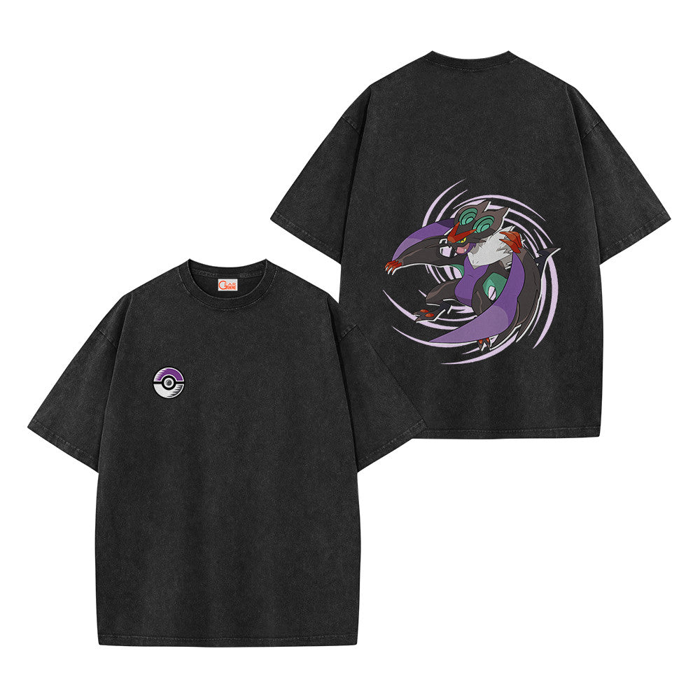 Pokemon Personalized Noivern Vintage Washed T-Shirt