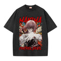 Chainsaw Man Makima Control Devil Vintage Washed T-Shirt