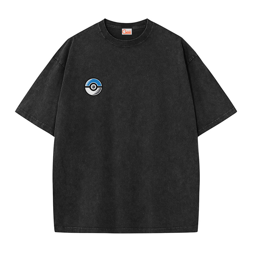 Pokemon Personalized Riolu Vintage Washed T-Shirt