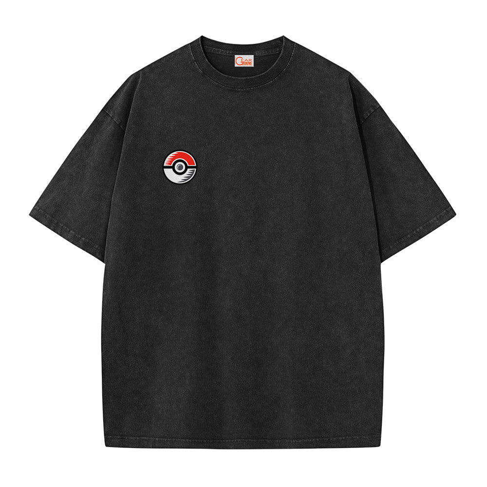 Pokemon Personalized Cinderace Vintage Washed T-Shirt
