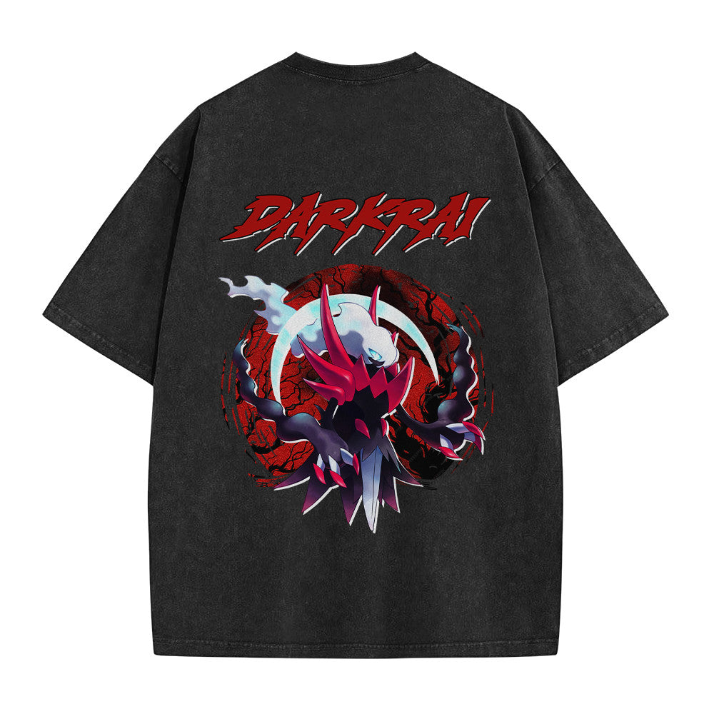 Pokemon Personalized Darkrai Vintage Washed T-Shirt