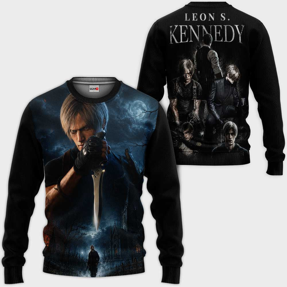 Leon Kennedy Hoodie Jacket Shirts Custom Clothes