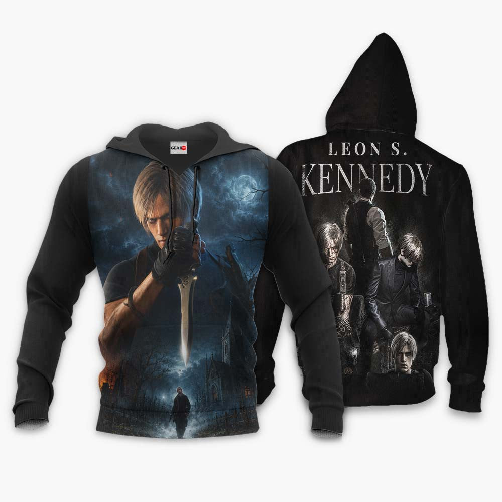 Leon Kennedy Hoodie Jacket Shirts Custom Clothes