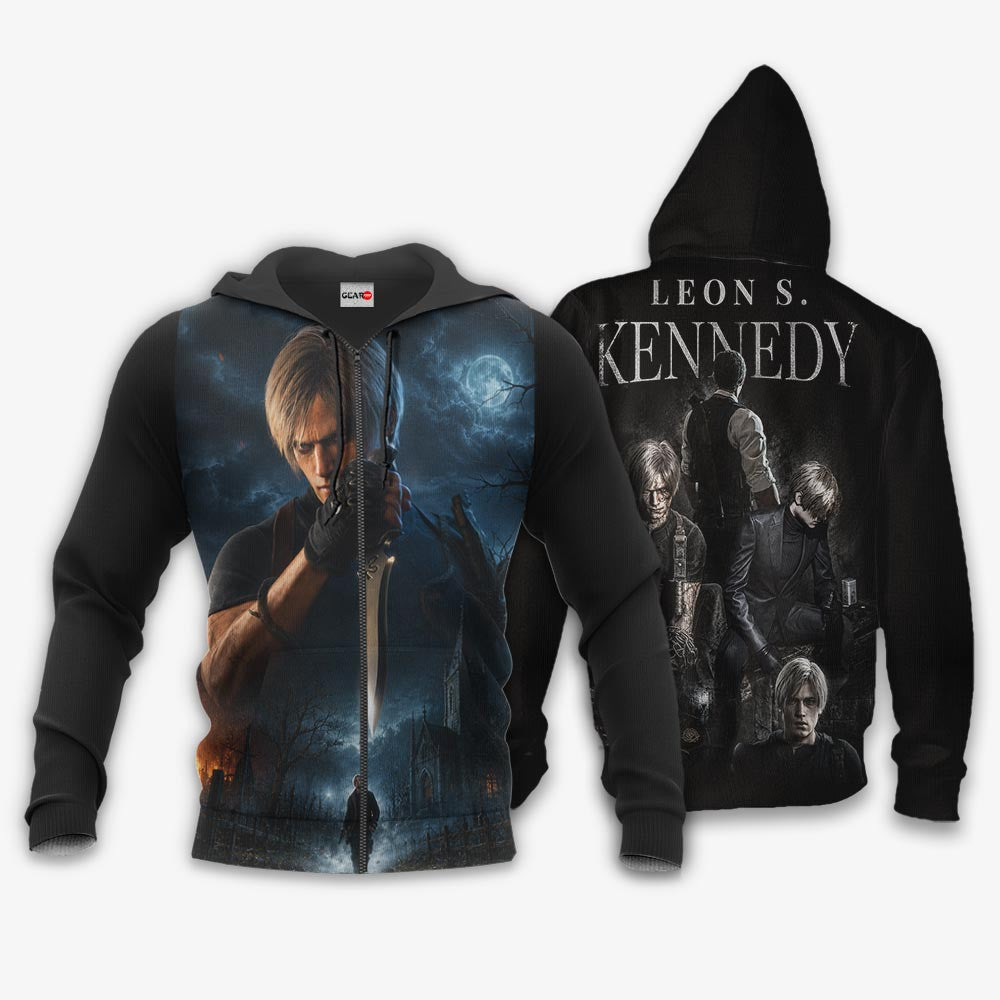 Leon Kennedy Hoodie Jacket Shirts Custom Clothes